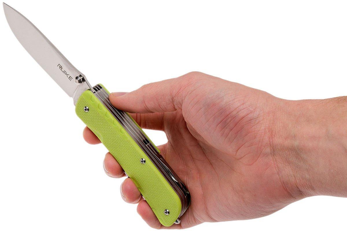  LD43 Trekker rescue pocket knife, green | Advantageously shopping .