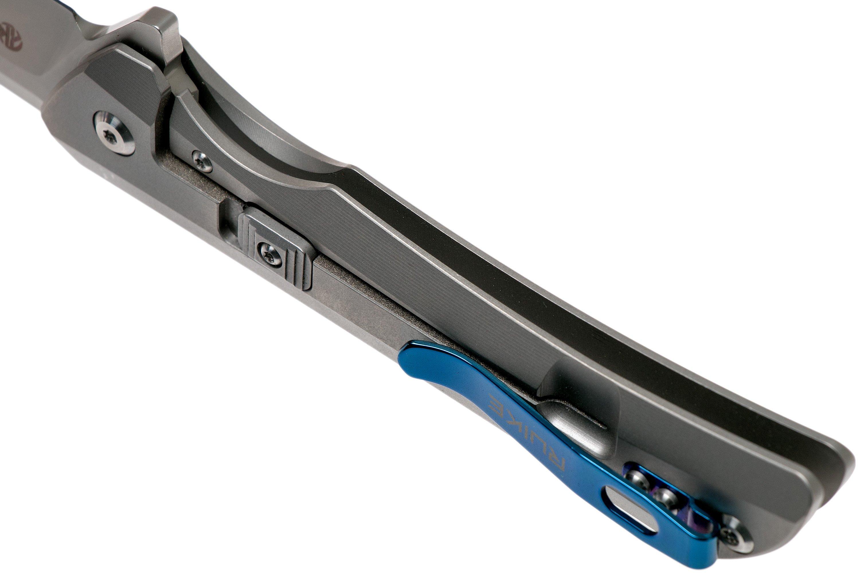 Ruike M121-TZ Hussar Titanium pocket knife | Advantageously shopping at ...