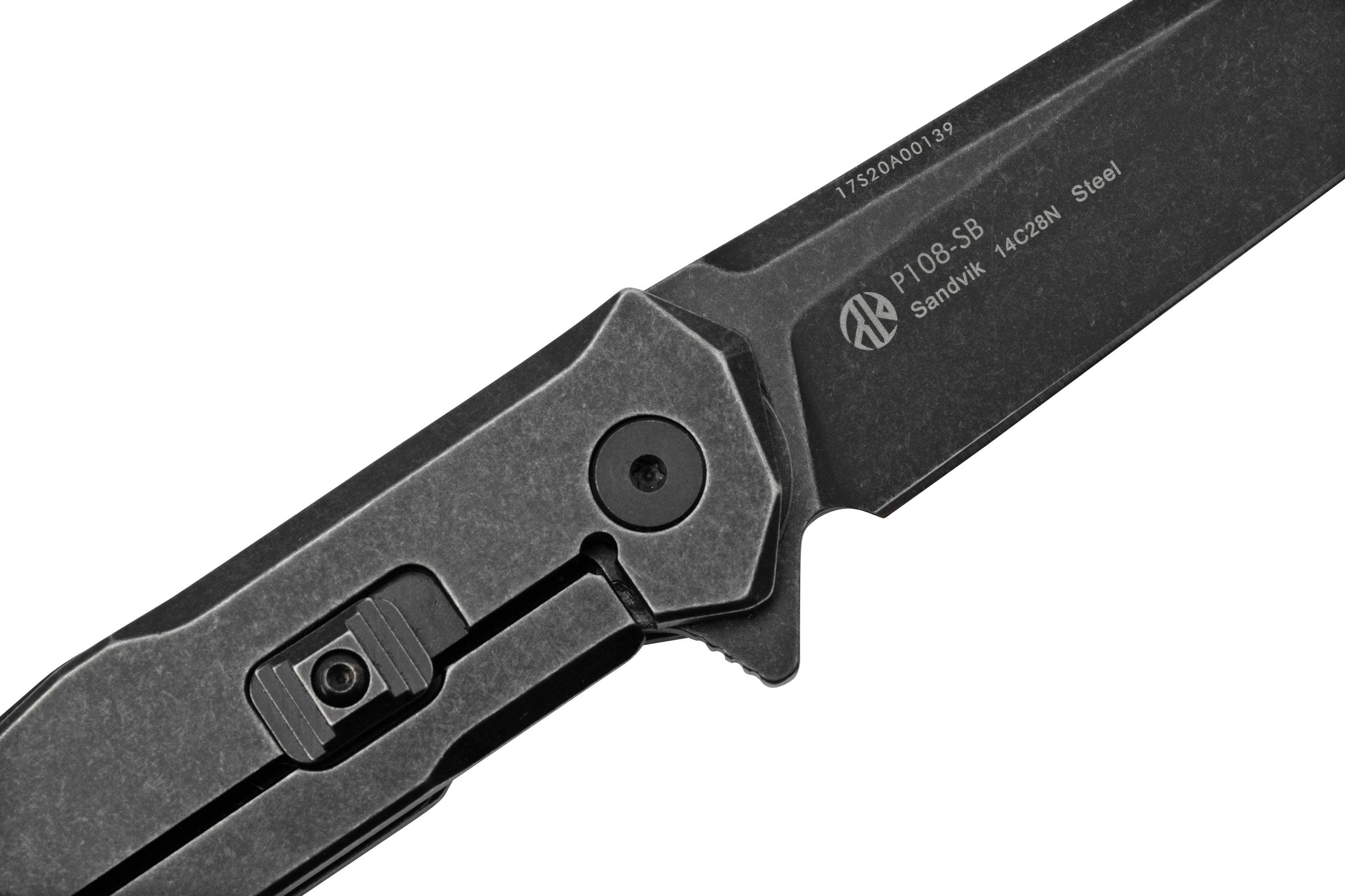 ruike-p108-sb-black-pocket-knife-blackwashed-frame-advantageously