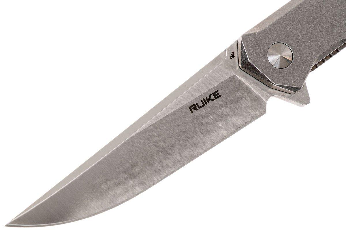 Ruike P108-SF Blue pocket knife, Stonewashed frame | Advantageously ...