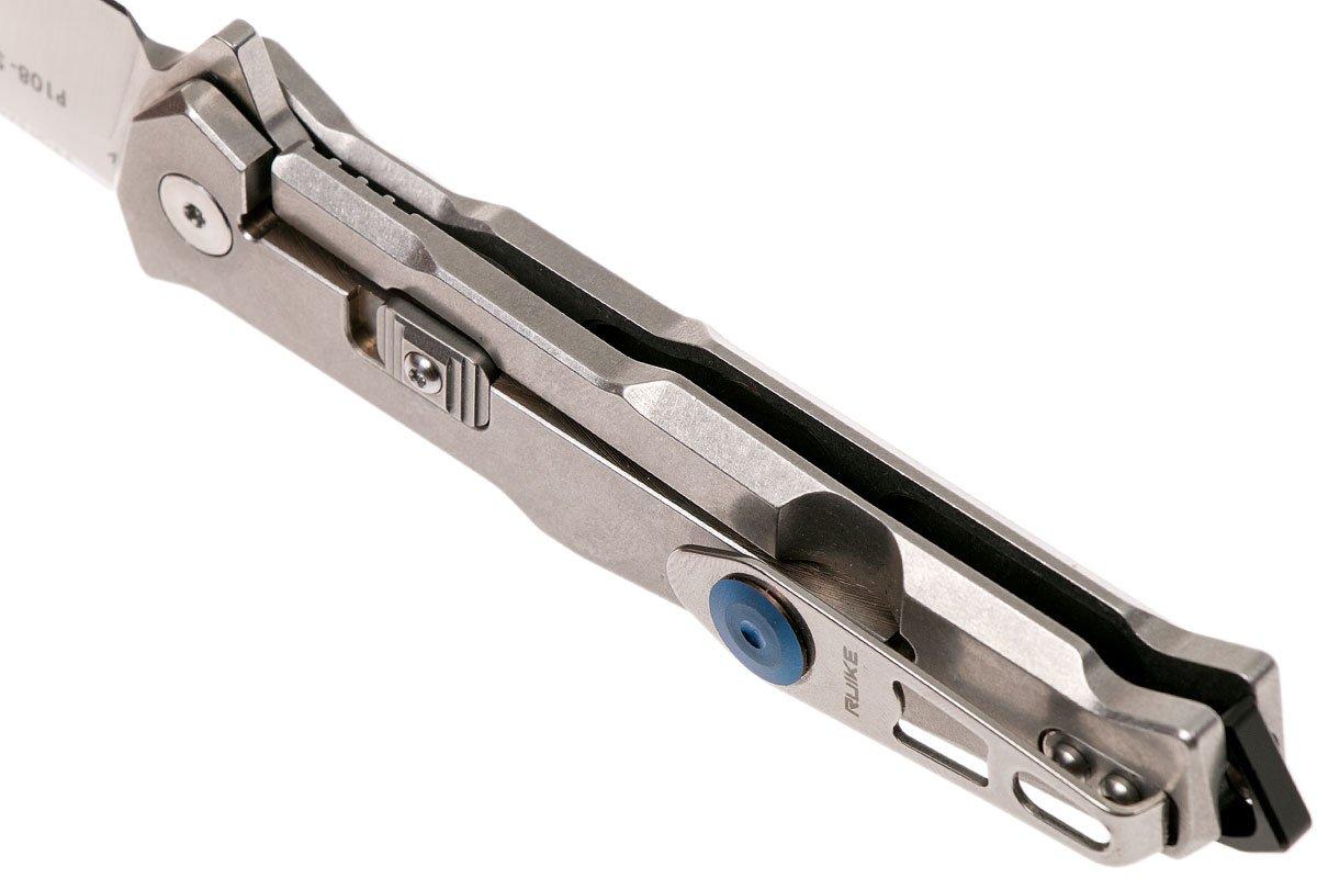 Ruike P108-SF Blue pocket knife, Stonewashed frame | Advantageously ...