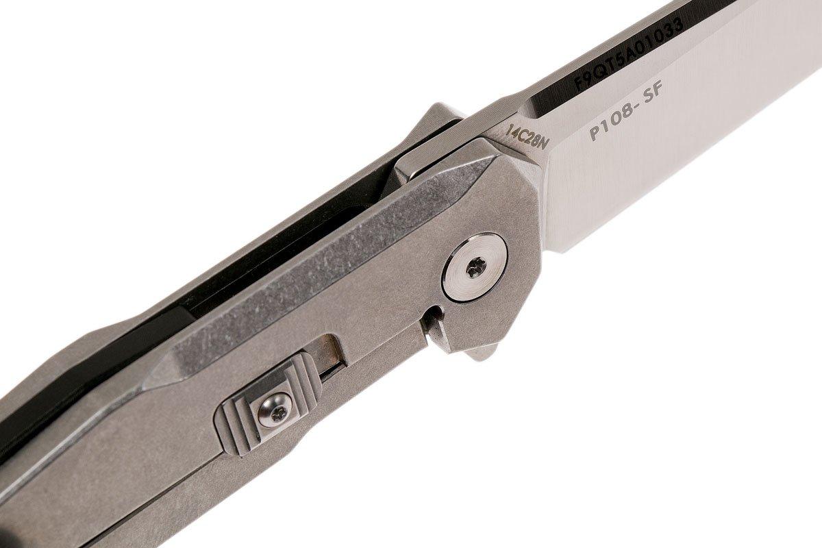 Ruike P108-SF Blue pocket knife, Stonewashed frame | Advantageously ...