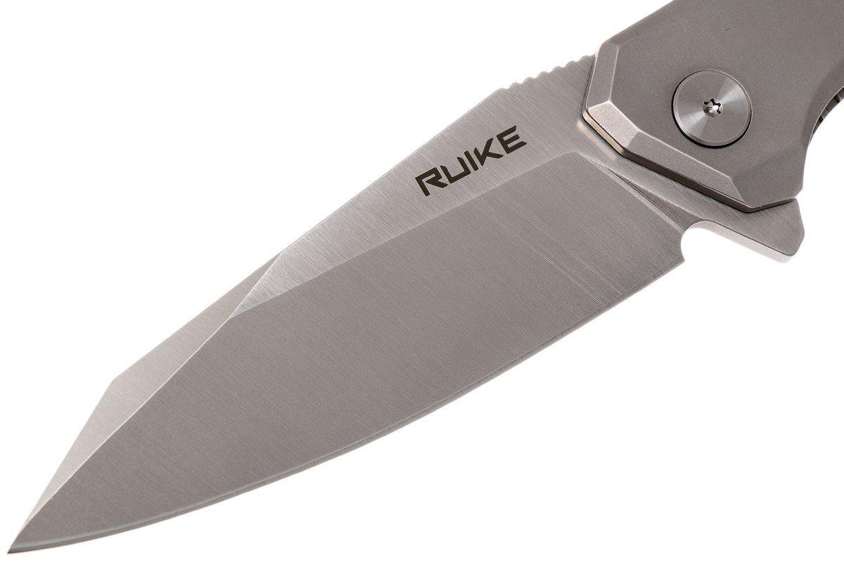Ruike P135-SF pocket knife, Stonewashed finish | Advantageously ...