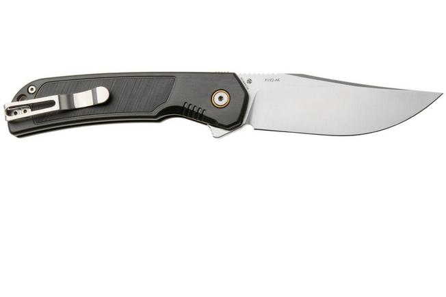 Afbeelding voor Ruike P192-AK Satin 14C28N, Black Aluminum, zakmes