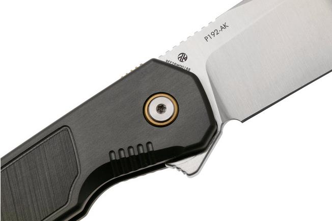 Afbeelding voor Ruike P192-AK Satin 14C28N, Black Aluminum, zakmes