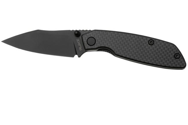 Afbeelding voor Ruike P746-CB2, Black 14C28N, Carbon Fiber G10 zakmes