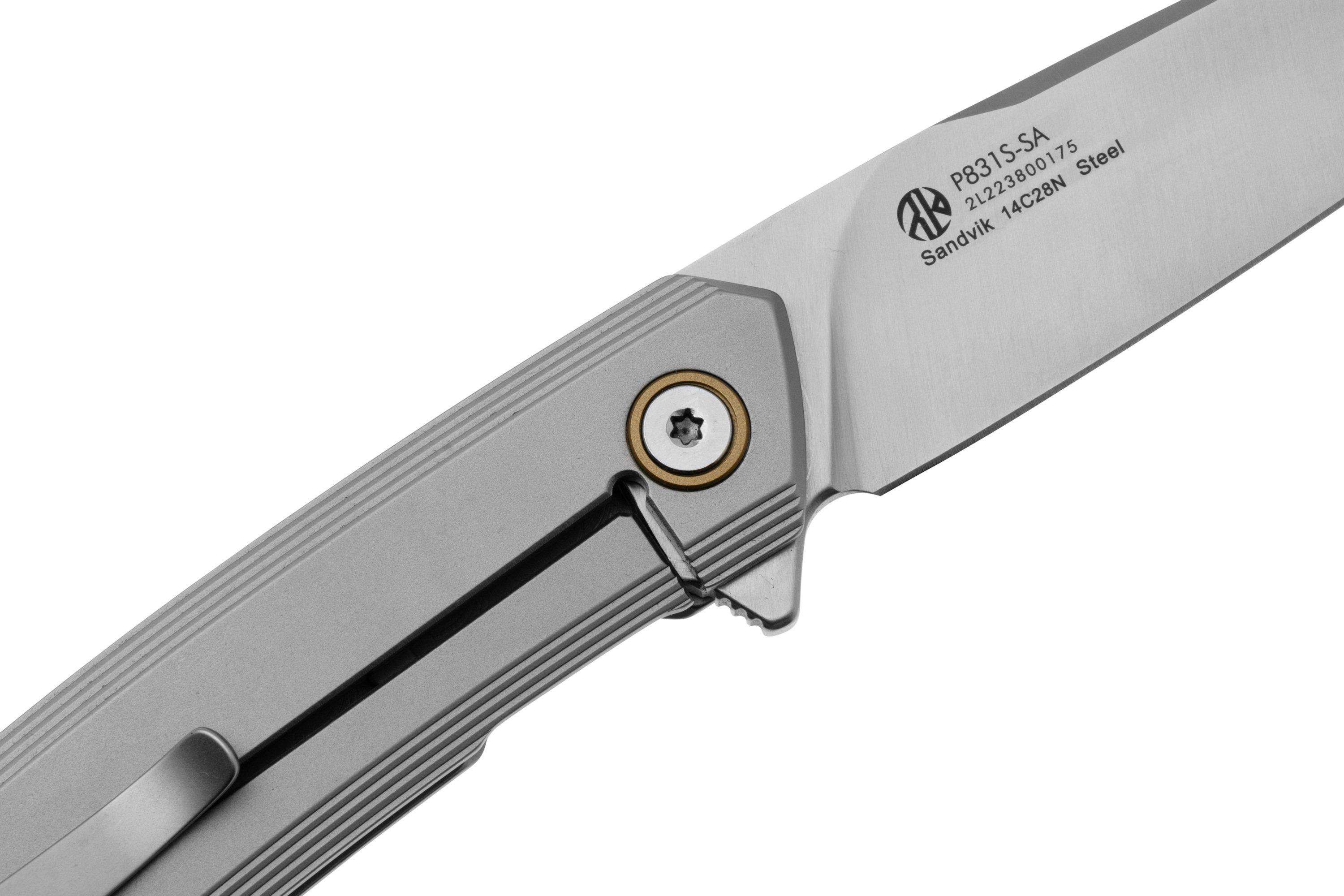 Ruike P831S-SA 14C28N, Stainless Steel Handle, pocket knife ...