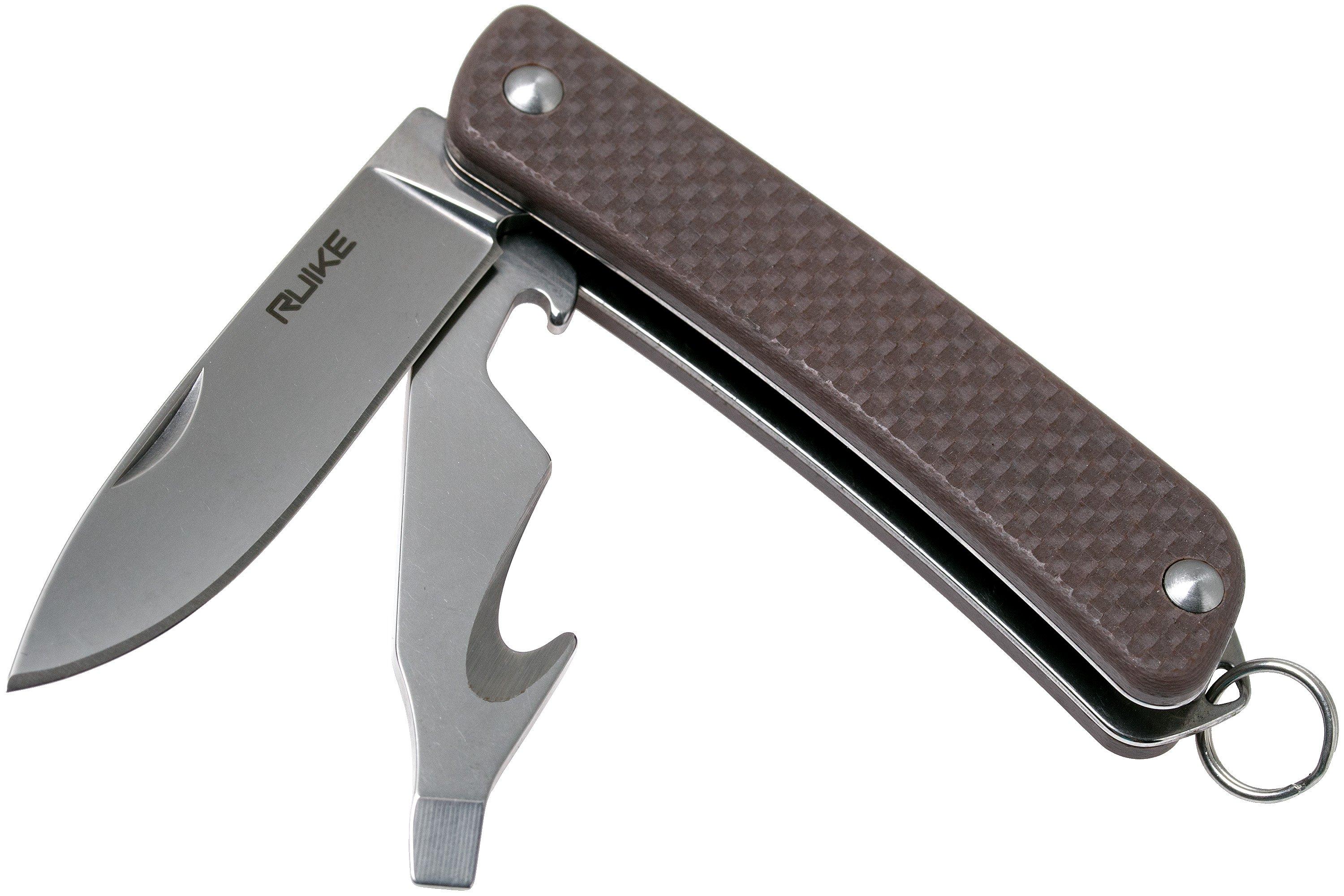 Ruike S21-N Brown couteau de poche porte-clés | Achetez à prix ...