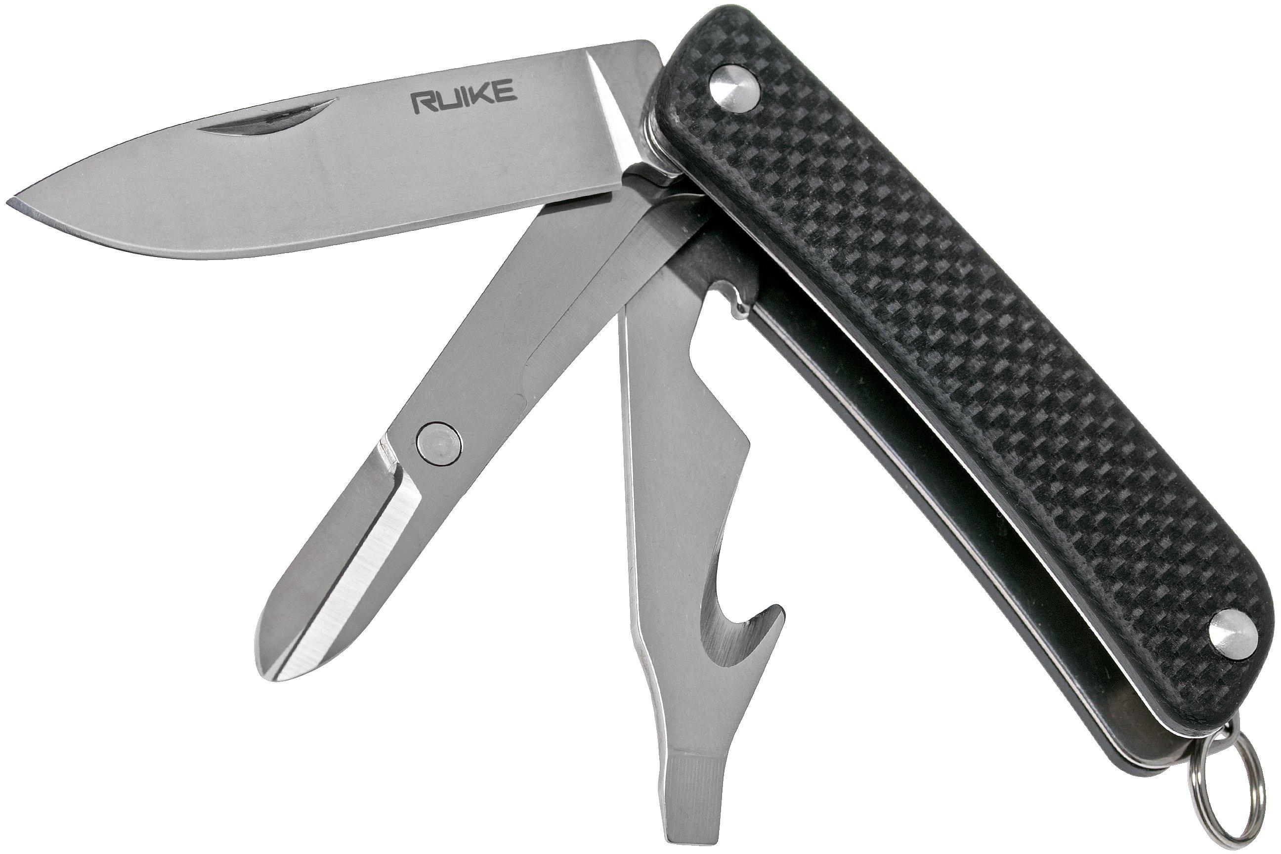 Ruike S31-B Black keychain pocket knife | Advantageously shopping at ...