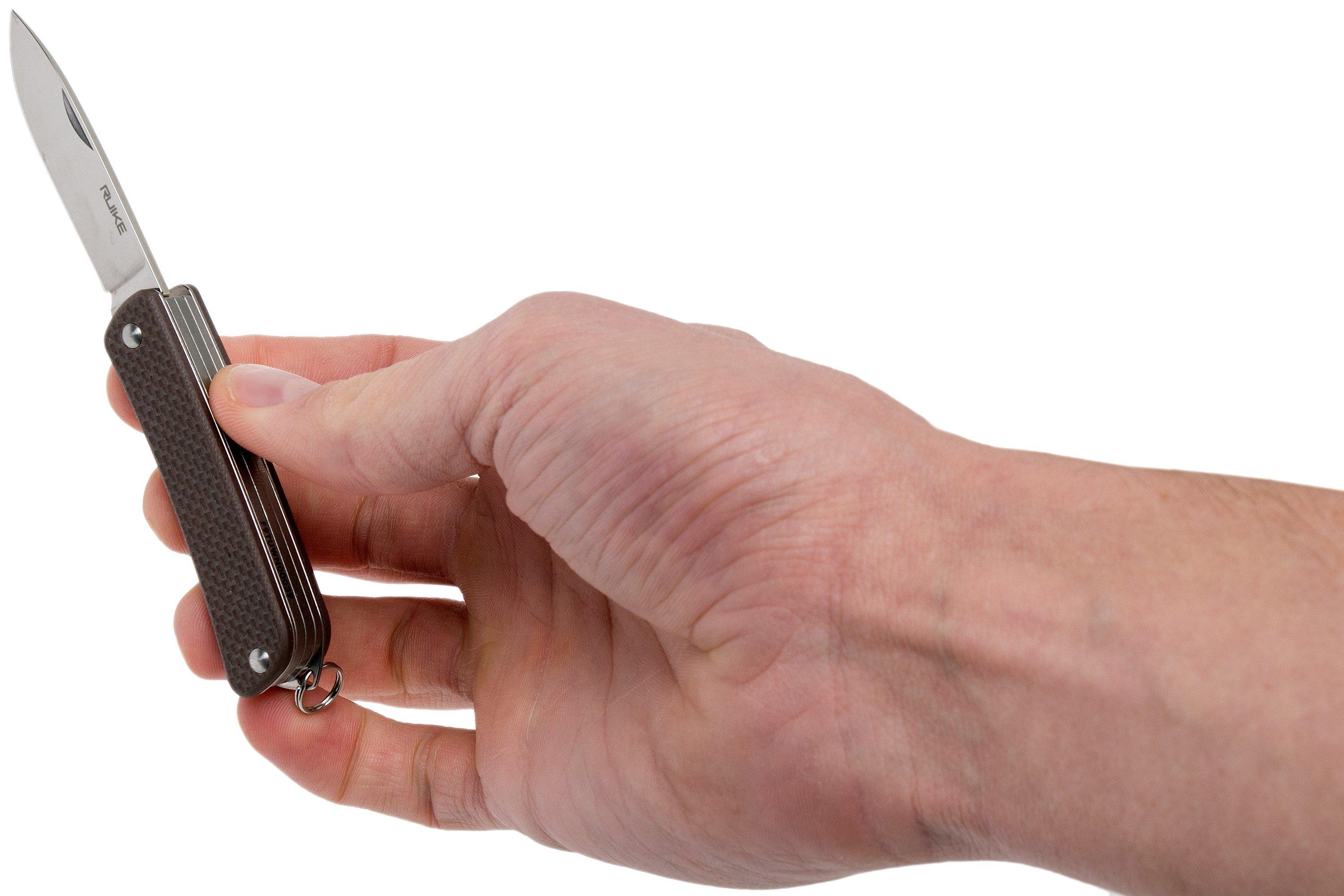 Ruike S31-N Brown sleutelhangerzakmes | Voordelig kopen bij ...