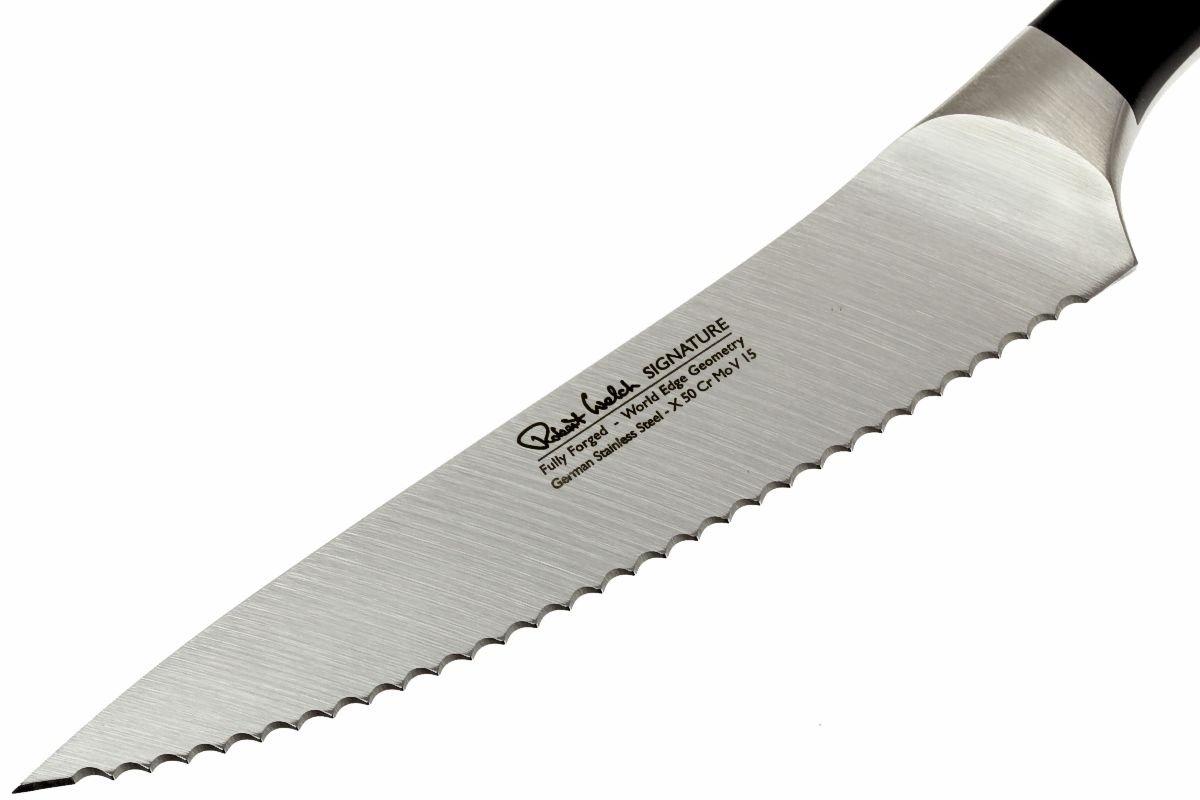 Robert Welch Signature serrated utility knife, 2090V Advantageously