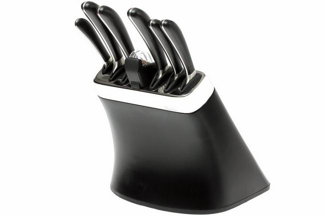 Robert Welch Signature Six Piece Knife Block Set with Sharpener