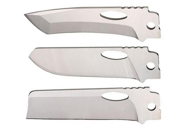 Afbeelding voor Roxon Phantom BA041011 8Cr13MoV BA04 Straight Blade, BA10 Spey Point Blade en BA11 Curved Tanto Blade, 3 vervangbare lemmeten voor Phantom-systeem