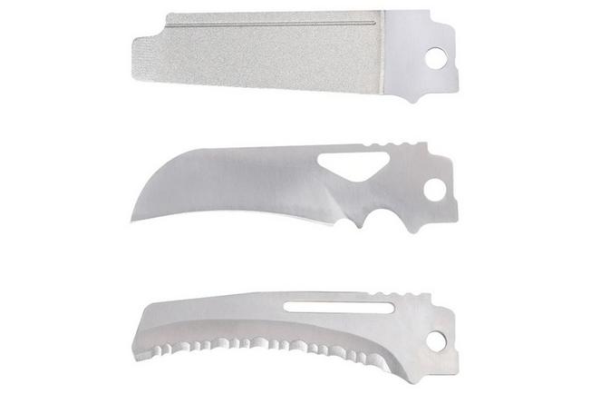 Afbeelding voor Roxon Phantom BA121316 8Cr13MoV BA12 Serrated Blade, BA13 Electric Knife en BA16 File, 3 vervangbare tools voor Phantom-systeem