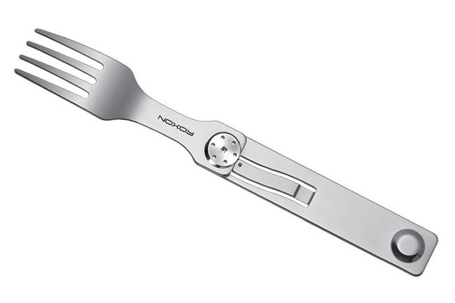 Afbeelding voor Roxon 2-in-1 Folding Cutlery Set Knife & Fork C3 Stainless Steel, outdoorbestek