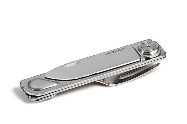 Afbeelding voor Roxon 2-in-1 Folding Cutlery Set Knife & Fork C3 Stainless Steel, outdoorbestek