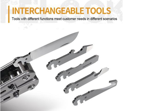 Afbeelding voor Roxon Flex Modular Multi-Tool S804G Stainless Steel, modulaire multitool