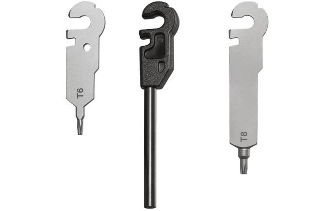 Afbeelding voor Roxon Flex FT04 Flint, T8 Torx Wrench, T6 Torx Wrench, 3 vervangbare tools voor Flex-systeem