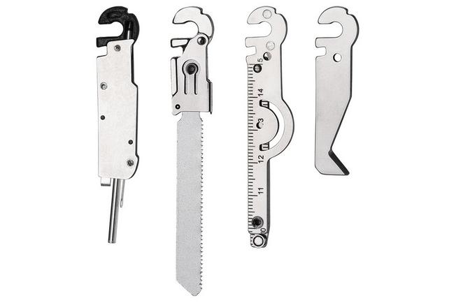 Afbeelding voor Roxon Flex FT07 Box Cutter, Ruler, Magnetic Grabber, Pen, Tweezers, Needle, T Shank Adapter, 4 vervangbare tools voor Flex-systeem