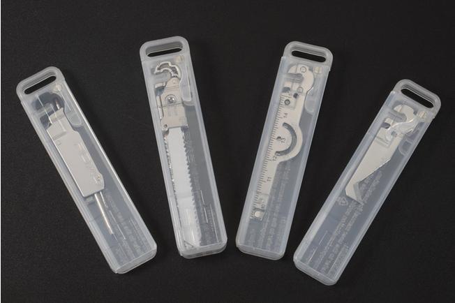 Afbeelding voor Roxon Flex FT07 Box Cutter, Ruler, Magnetic Grabber, Pen, Tweezers, Needle, T Shank Adapter, 4 vervangbare tools voor Flex-systeem