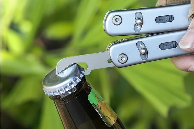 Afbeelding voor Roxon Flex FT12 Short Diamond File, Short Sheepsfoot Blade, Short Scissors, Bottle & Can Opener, 4 vervangbare tools voor Flex-systeem