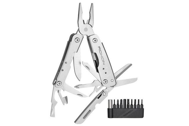 Afbeelding voor Roxon Mini Multi-Tool M2 Stainless Steel, sleutelhanger multitool
