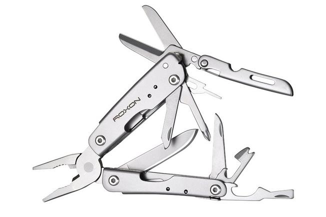 Afbeelding voor Roxon Mini Multi-Tool M2 Stainless Steel, sleutelhanger multitool