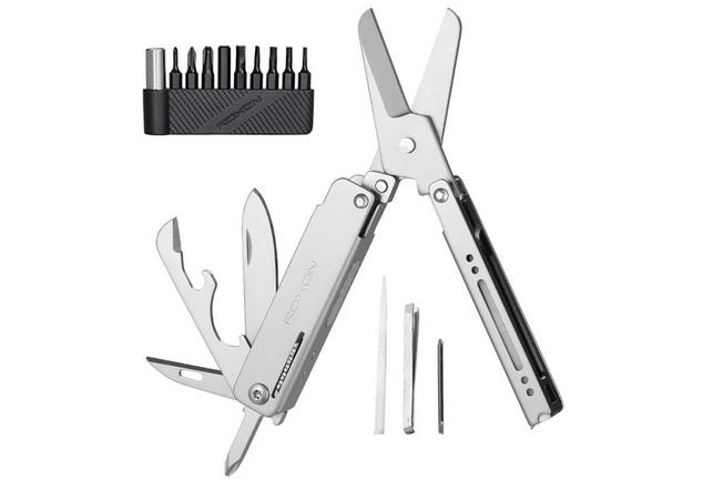 Afbeelding voor Roxon Mini Multi-Scissor M3 Stainless Steel, sleutelhanger multitool