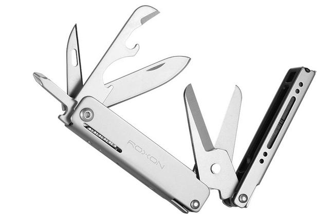 Afbeelding voor Roxon Mini Multi-Scissor M3 Stainless Steel, sleutelhanger multitool