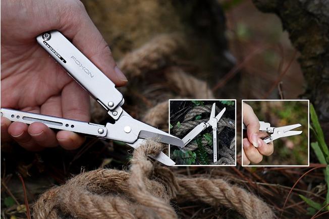 Afbeelding voor Roxon Mini Multi-Scissor M3 Stainless Steel, sleutelhanger multitool