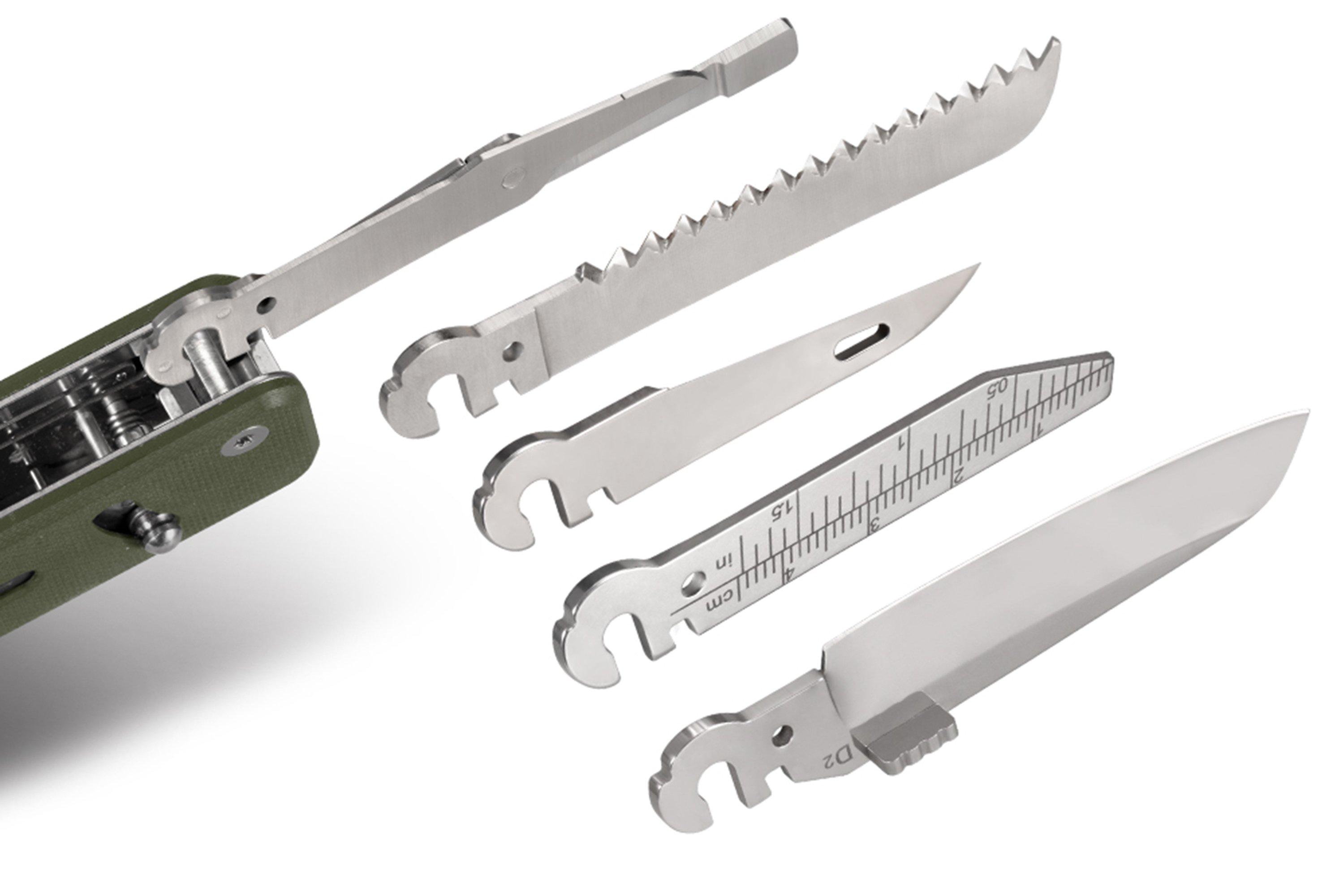 Roxon Flex Companion S503G-GR Green G10, modulares Multitool ...