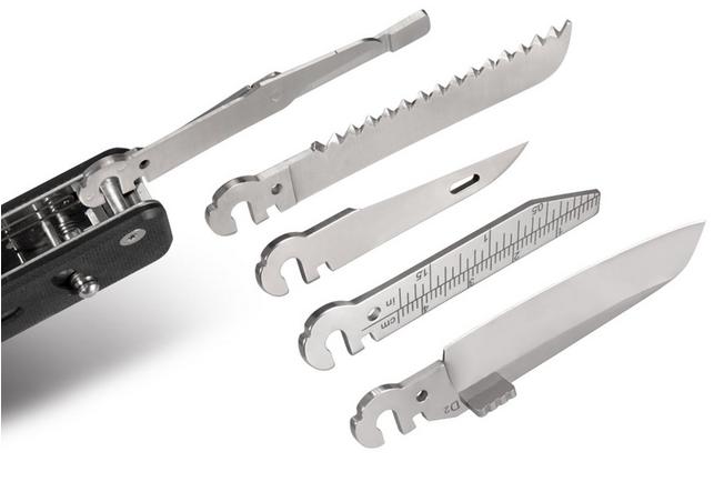 Afbeelding voor Roxon Flex Companion S503G Black G10, modulaire multitool