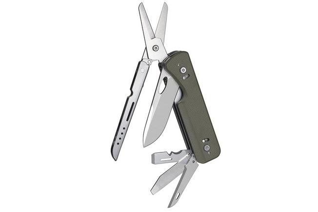 Afbeelding voor Roxon Flex & Phantom Shears S505G-GR OD-Green G10, modulaire multitool
