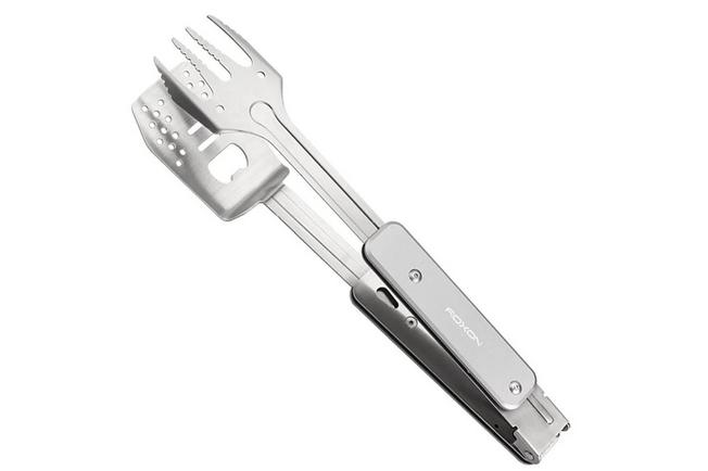 Afbeelding voor Roxon MBT Mini BBQ Multi-Tool S602 Stainless Steel, multifunctionele barbecuetang
