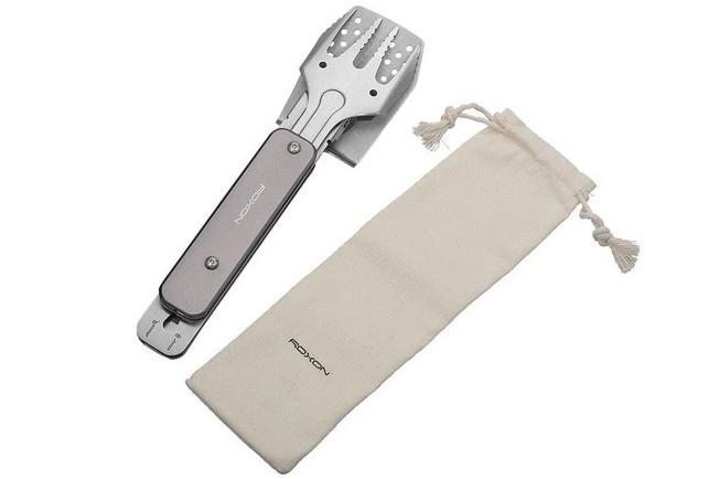 Afbeelding voor Roxon MBT Mini BBQ Multi-Tool S602 Stainless Steel, multifunctionele barbecuetang