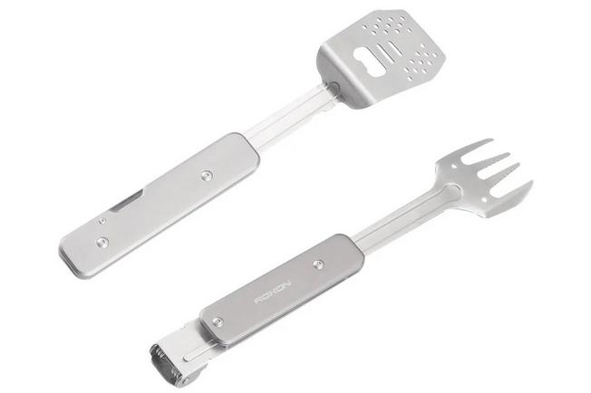 Afbeelding voor Roxon MBT Mini BBQ Multi-Tool S602 Stainless Steel, multifunctionele barbecuetang