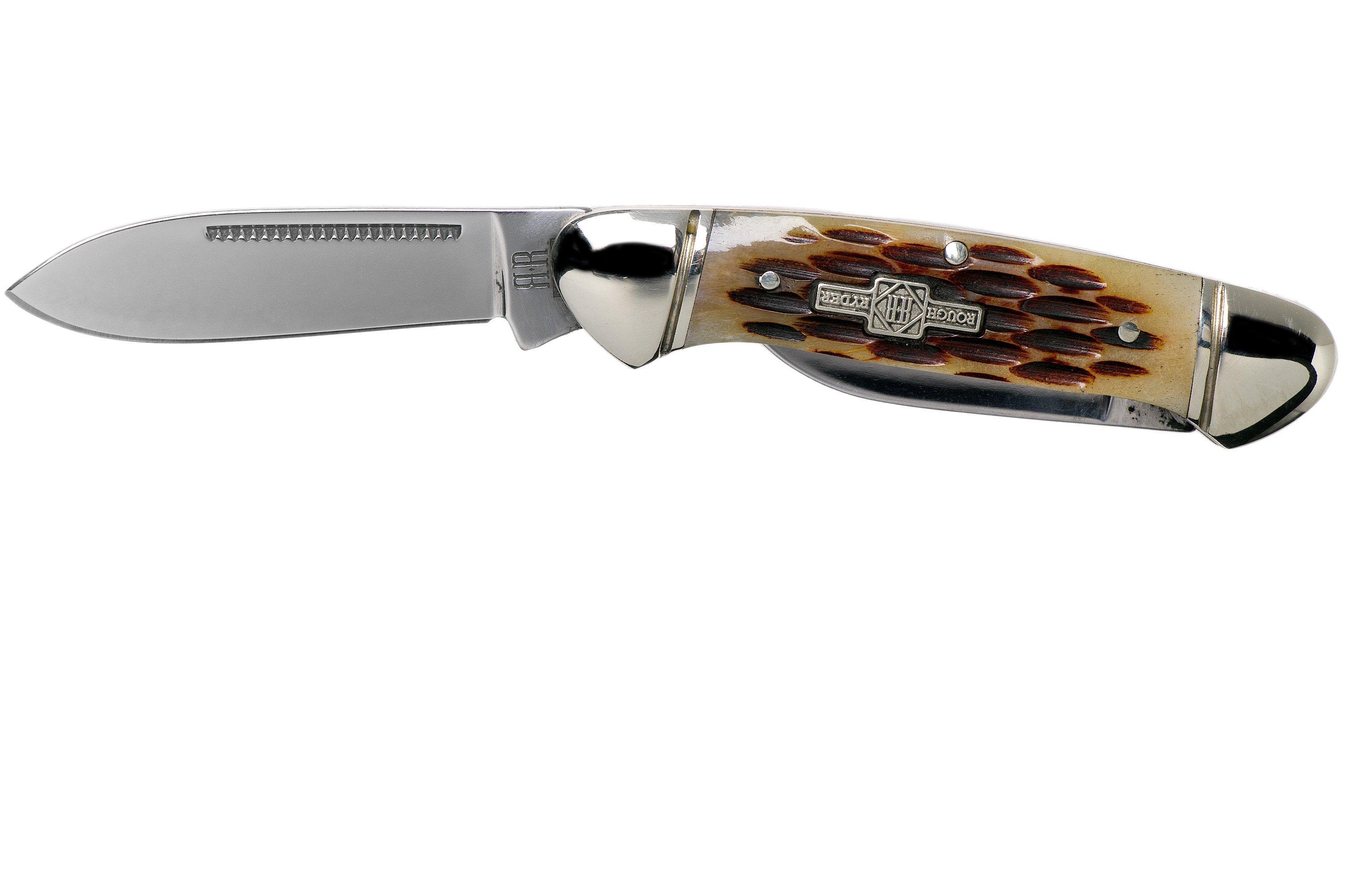 Rough Ryder Mini Canoe Amber Bone RR058 slipjoint pocket knife