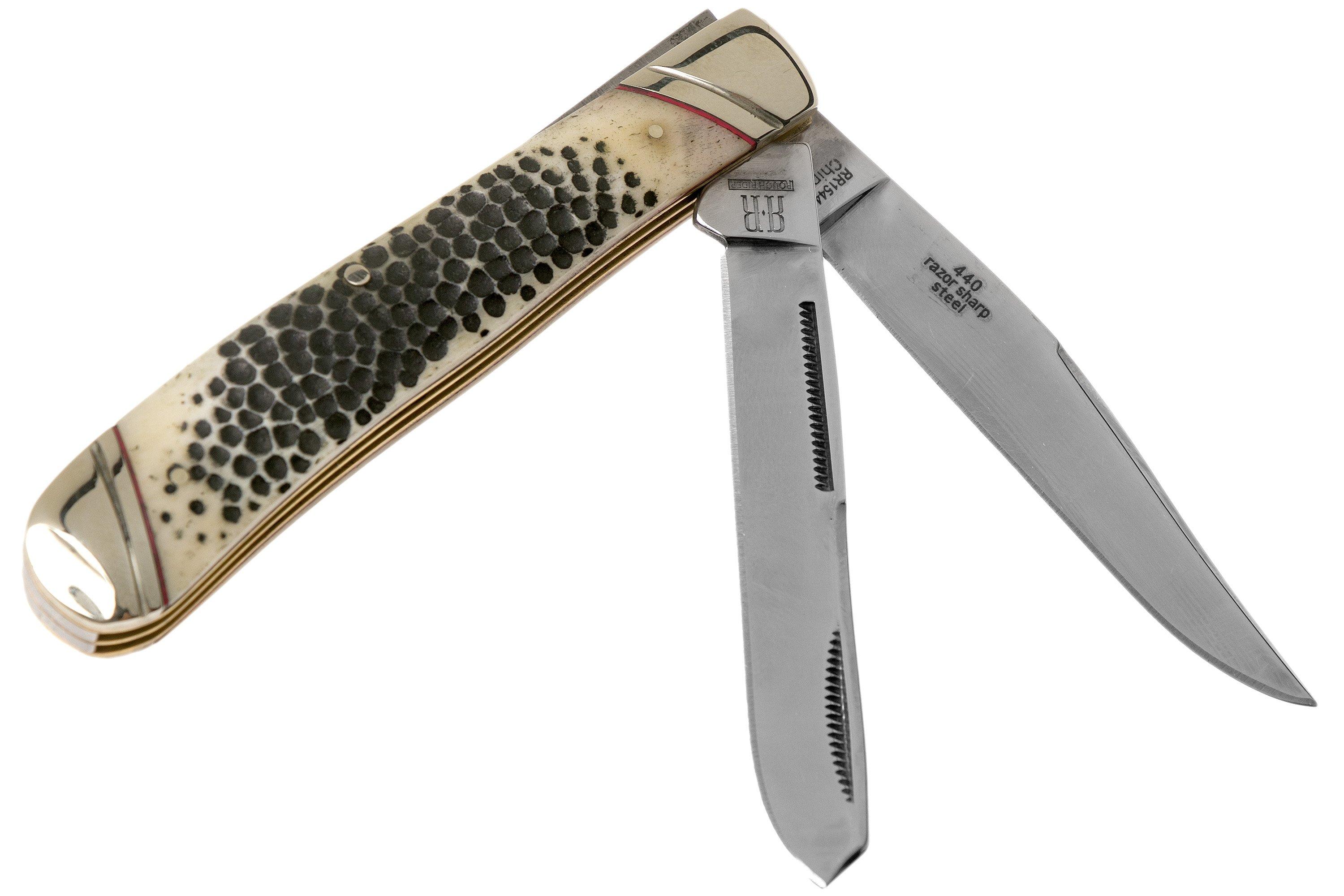 Rough Ryder Buckshot Bone Trapper RR1544 pocket knife | Advantageously ...