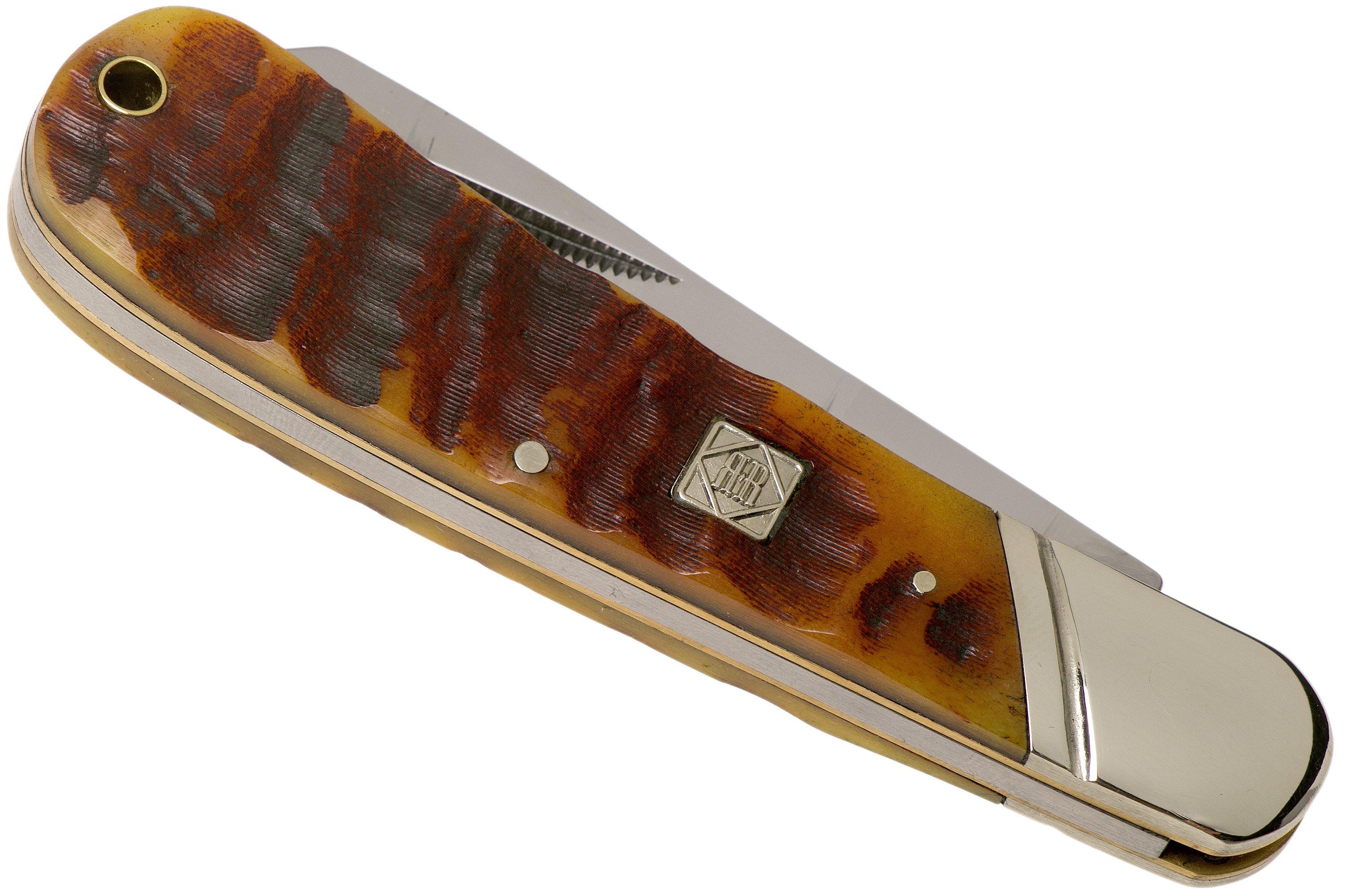 Rough Ryder Ram’s Horn Bone Cotton Sampler RR1594 pocket knife ...