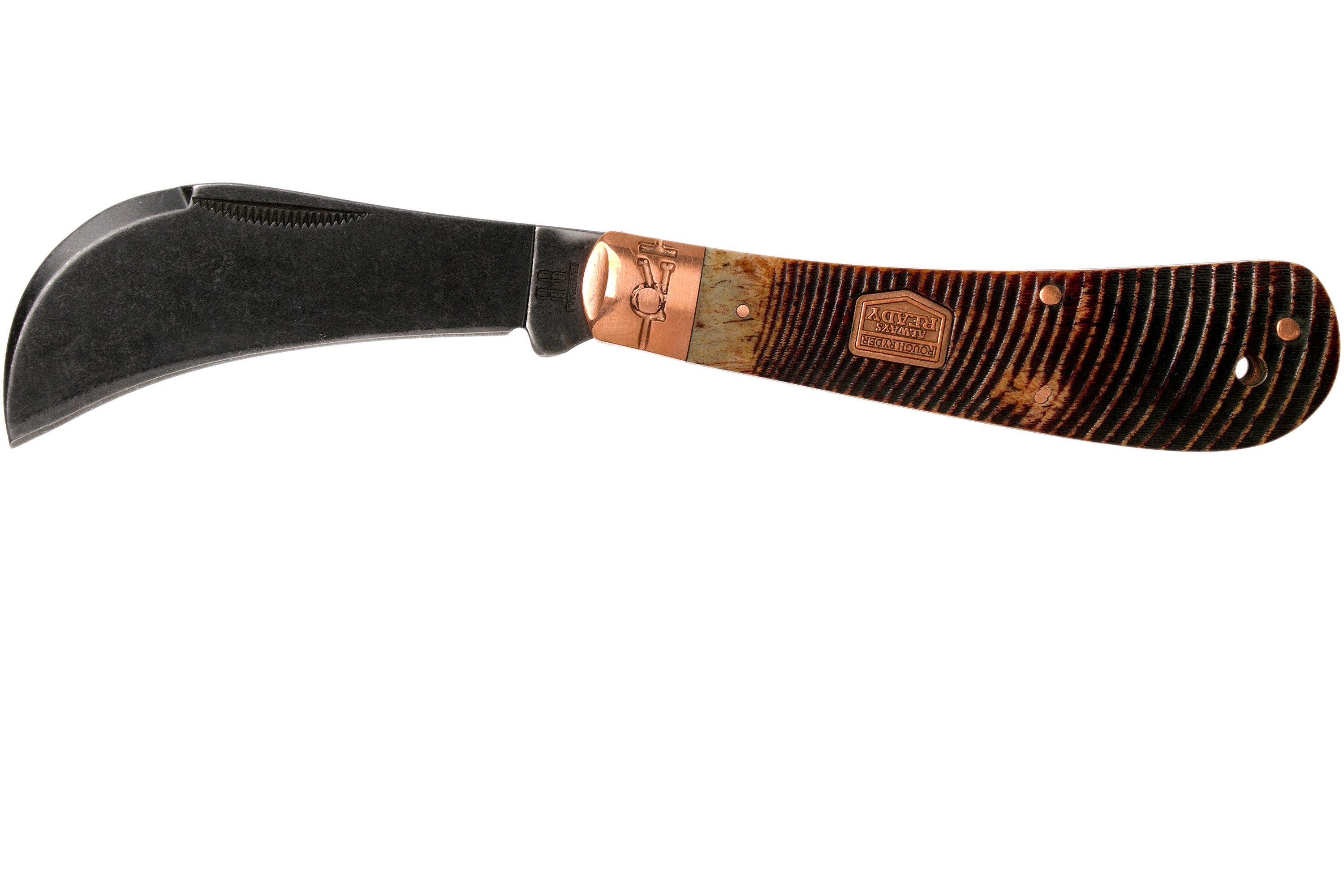 Rough Ryder Backwoods Bushcrafter Hawkbill RR1843 pocket
