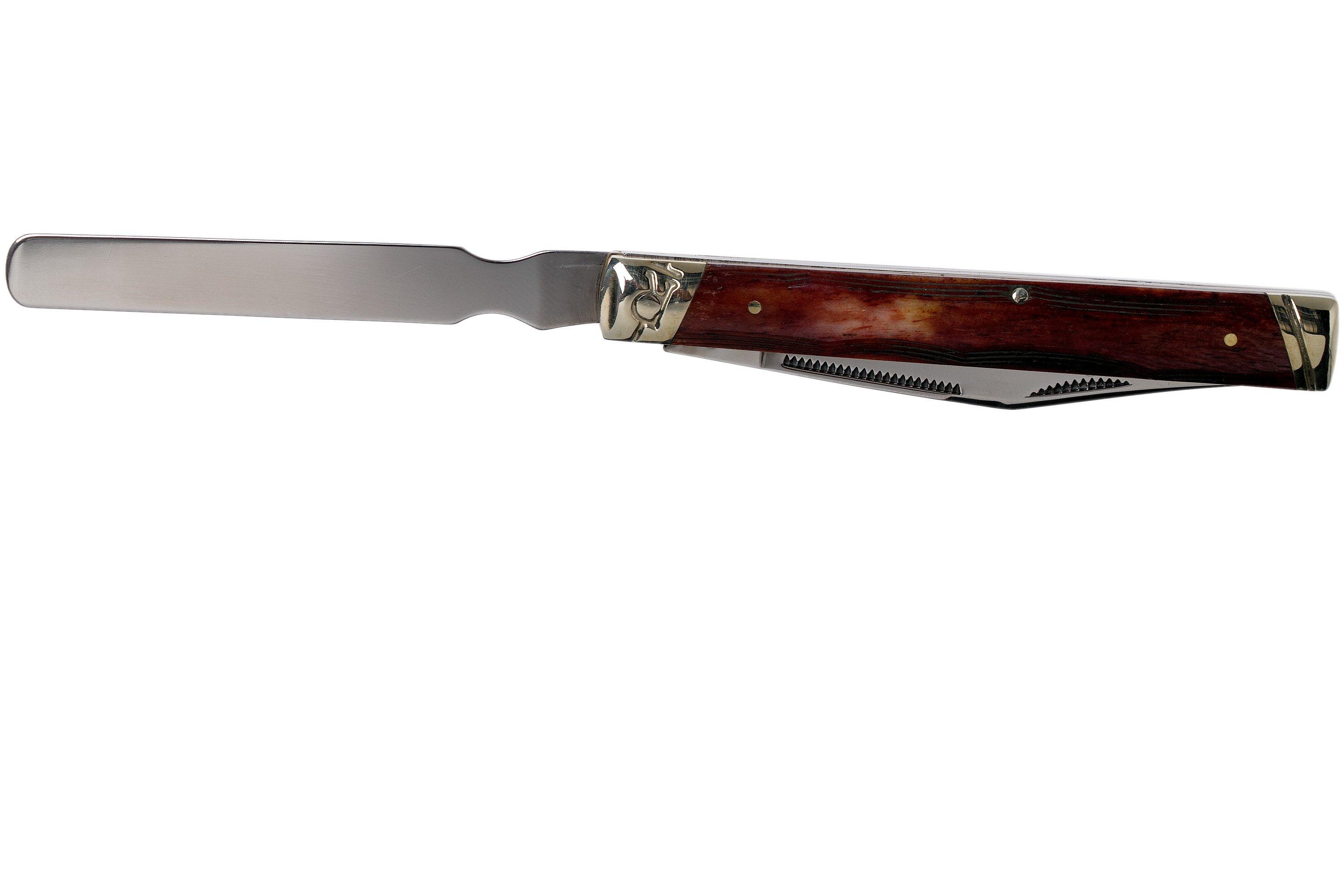 Roy Klappmesser Mit Glasbrecher & Holgriff – 20 Cm – Springmesser Mit Tanto-Klinge Für Outdoor & Survival