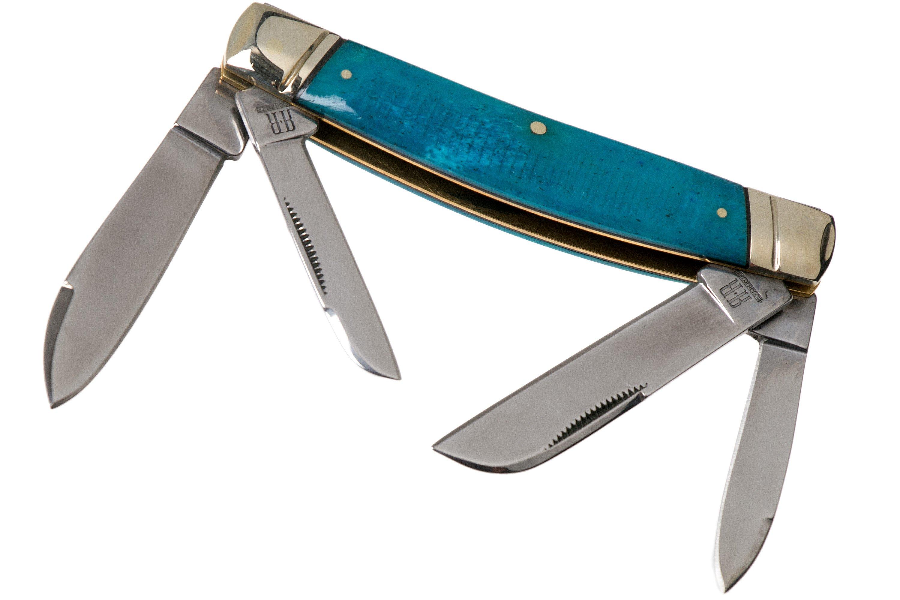 Rough Ryder Black & Blue Congress RR2118 pocket knife