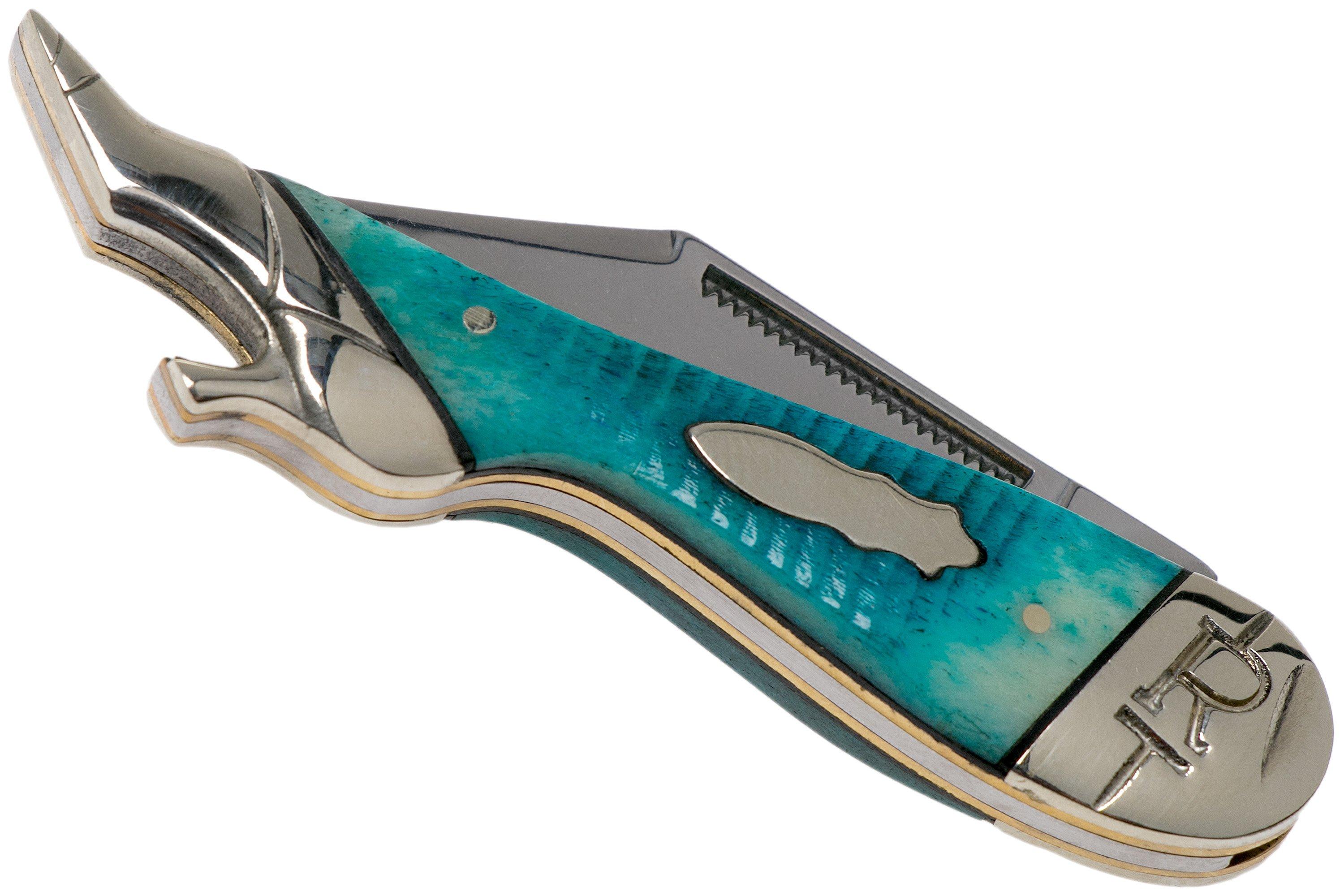 Rough Ryder Black & Blue Lady Leg RR2122 pocket knife Advantageously