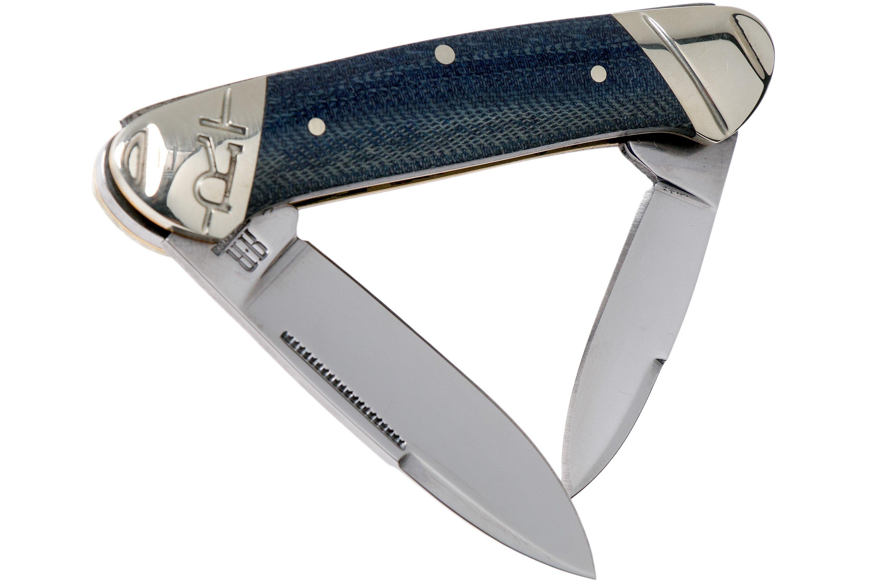 Rough Ryder Canoe Denim RR2184 Carbon slipjoint pocket knife