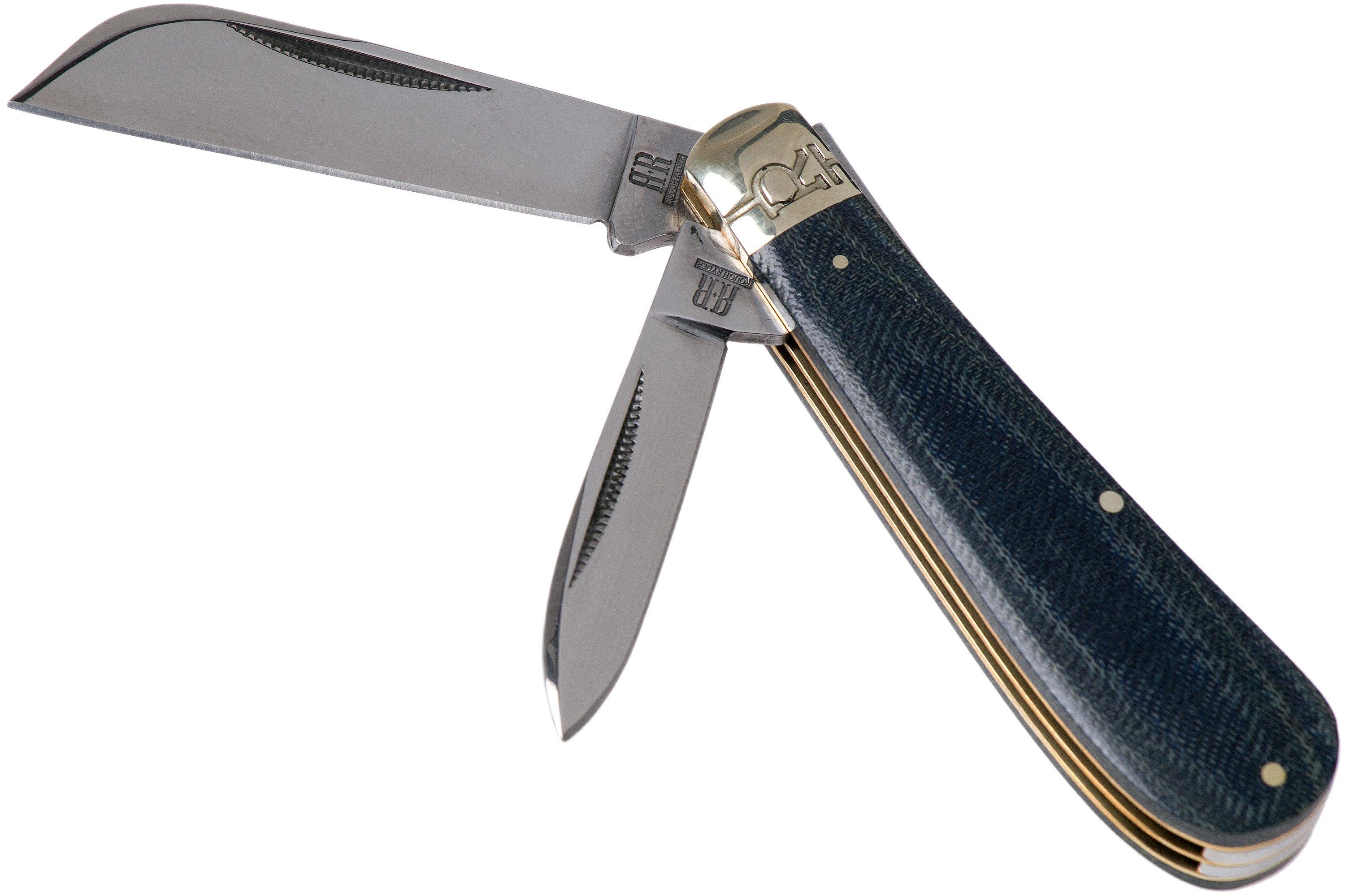 Rough Ryder Half Hawk Denim RR2186 Carbon slipjoint pocket knife