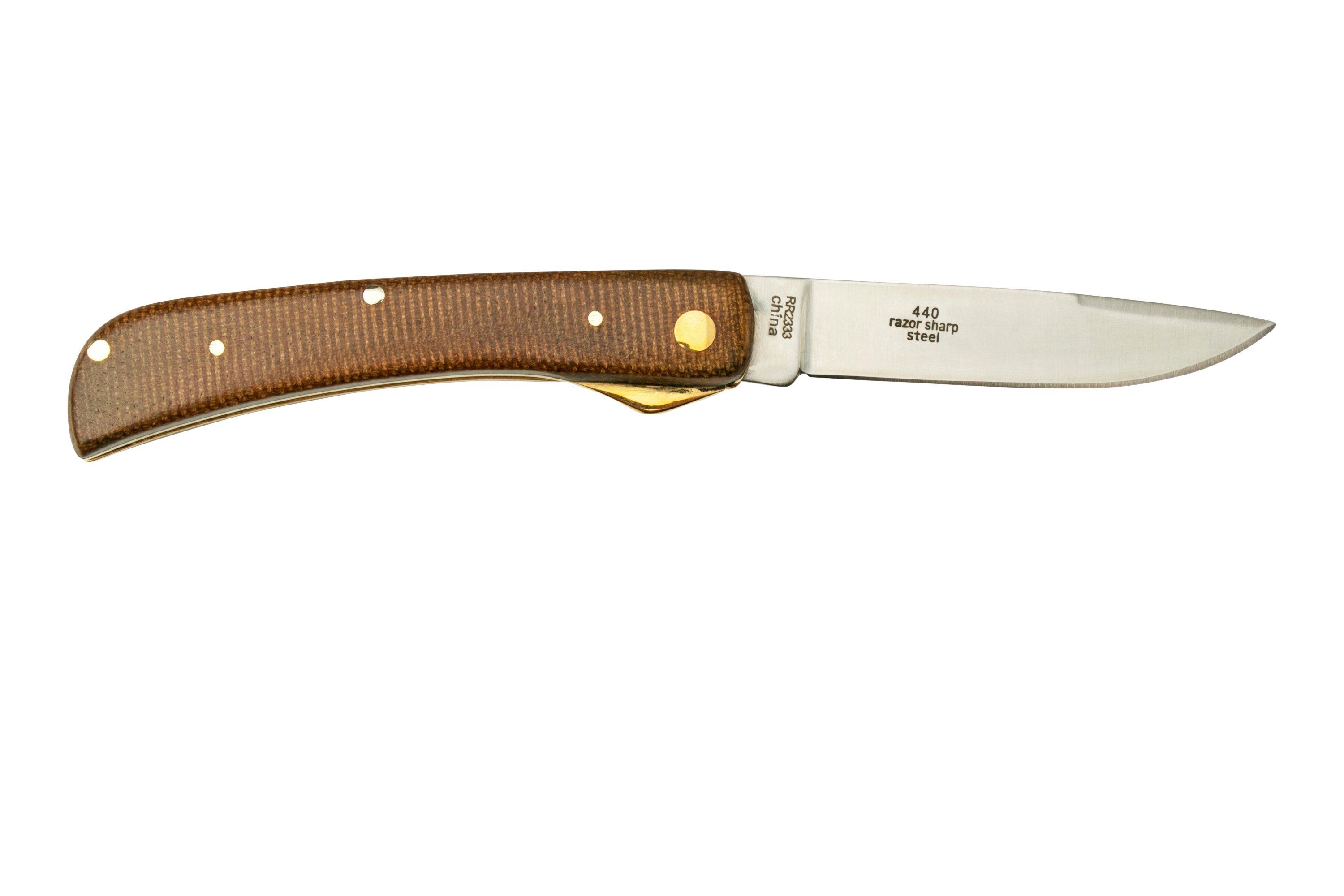 Rough Ryder Brown Burlap Small Work Knife RR2333, navaja Compras con