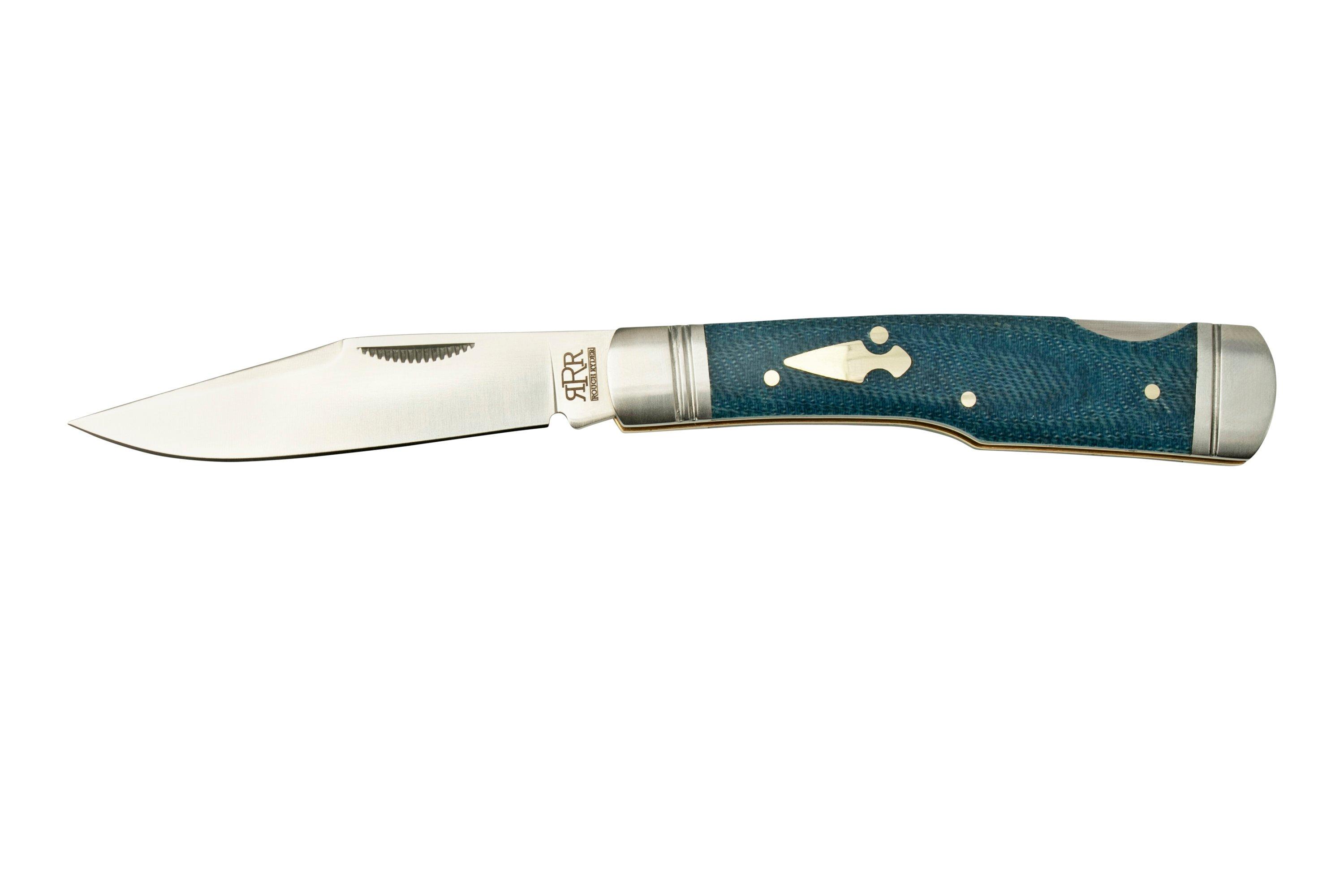 Rough Ryder Reserve Lockback Denim Micarta, RRR012 pocket knife