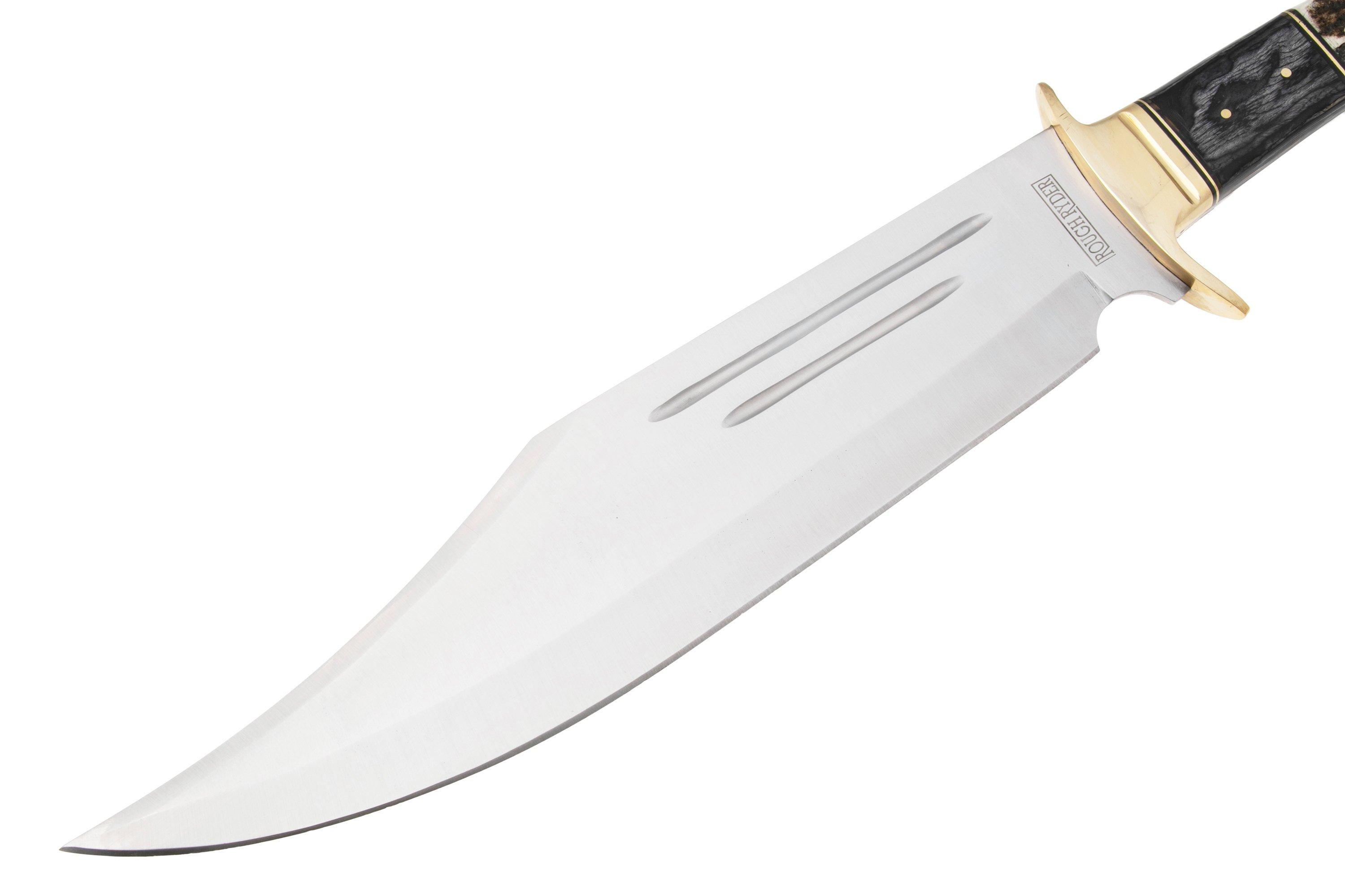 Rough Ryder Bowie RR2272 Stag Pakkawood fixed knife | Advantageously ...
