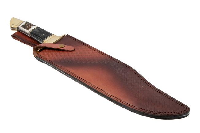 Afbeelding voor Rough Ryder Bowie RR2272 Stag Pakkawood vaststaand mes