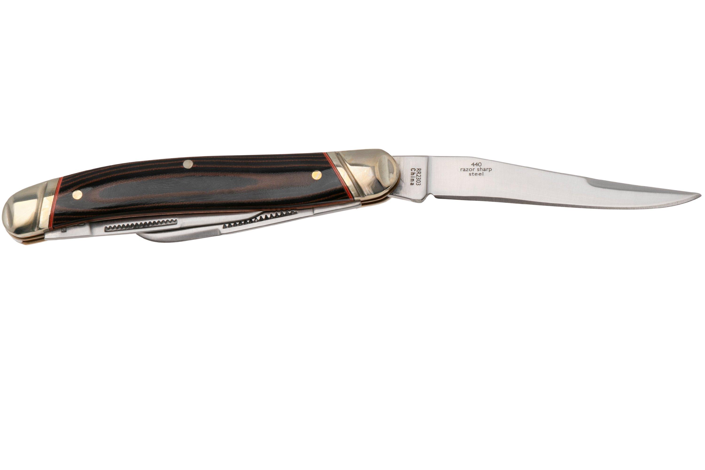 Rough Ryder Desert Fox Stockman RR2303, slipjoint pocket knife